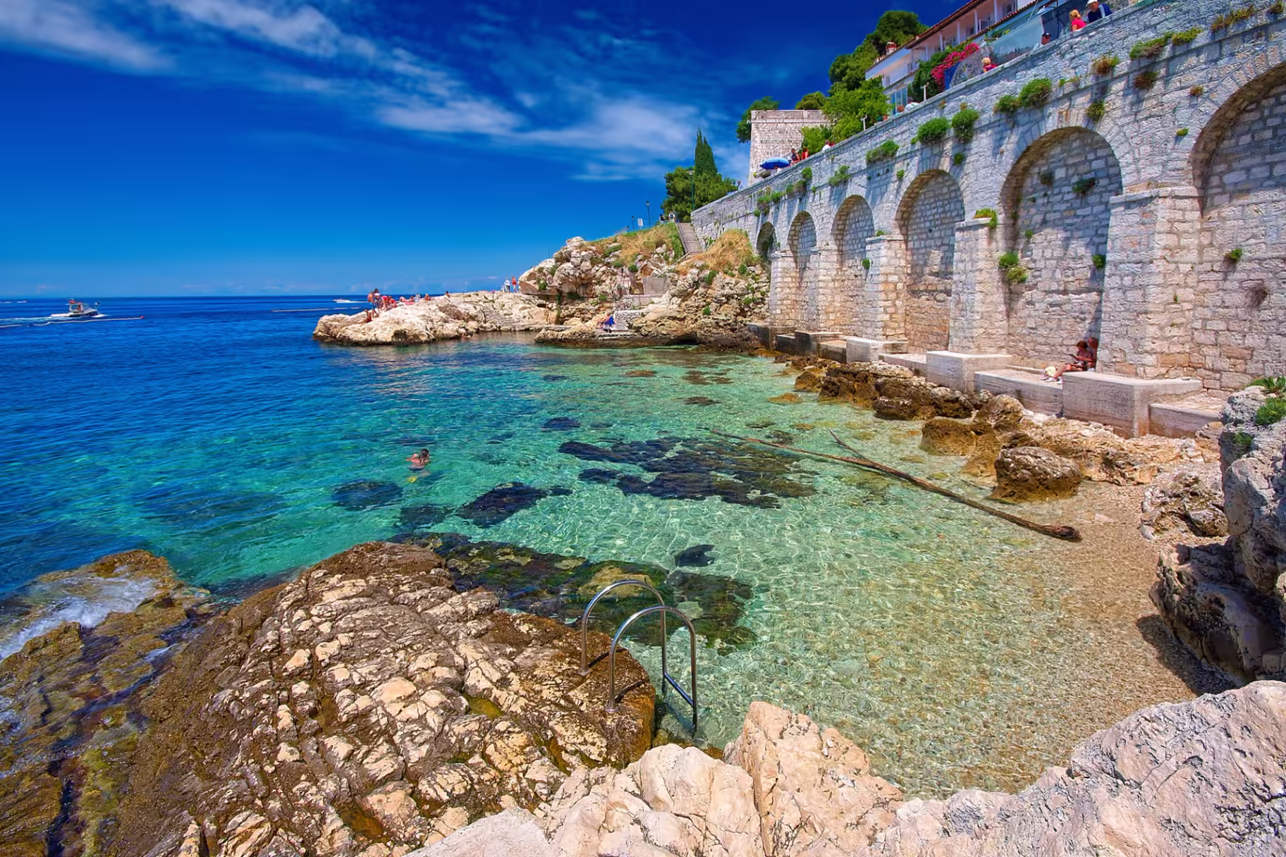 Panoramic Adriatic coastline