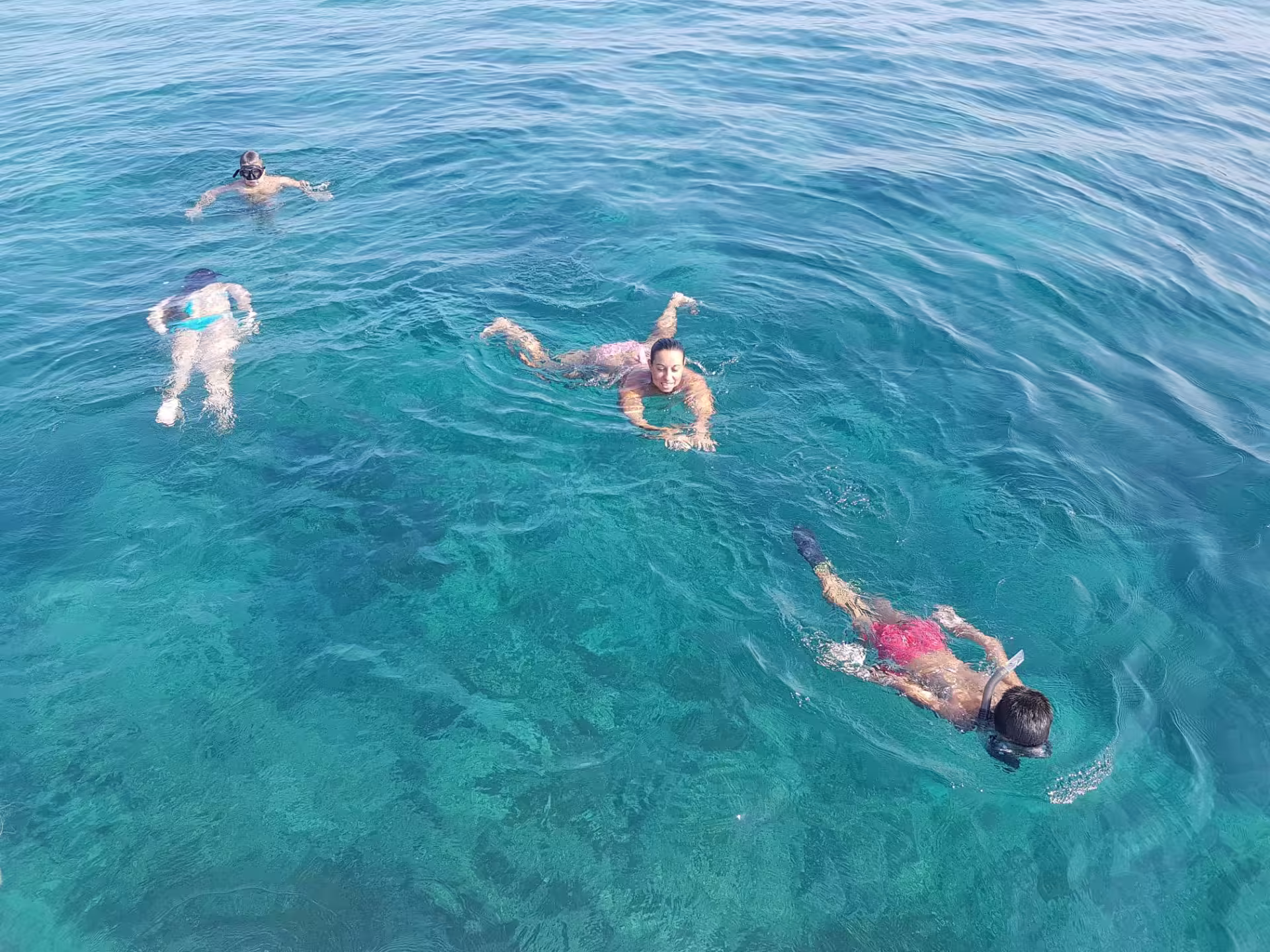 Snorkeling with friends