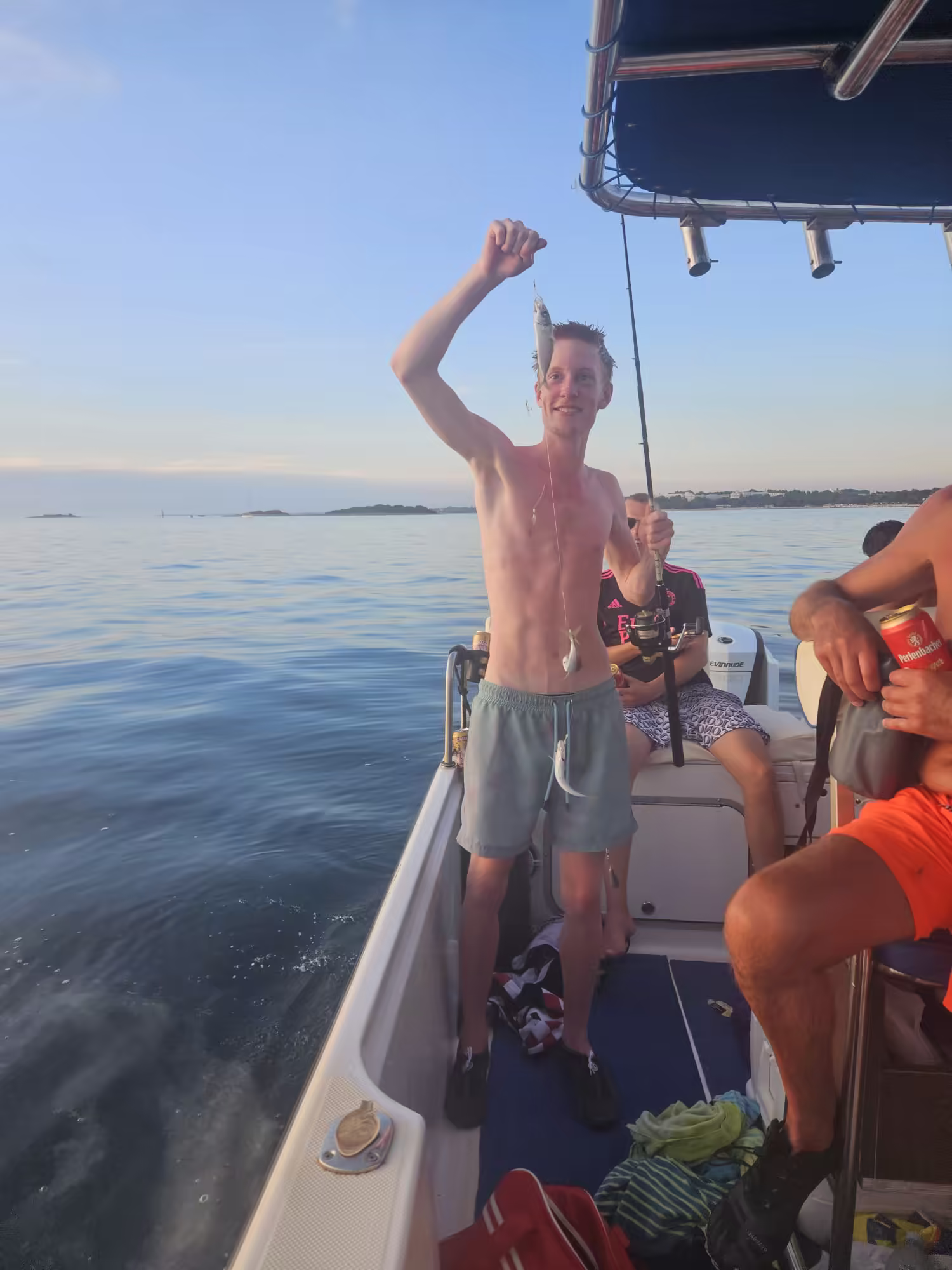 Guest with a fresh catch